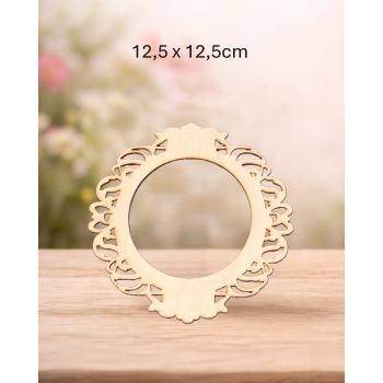 Ramka ozdobna 3 12,5x12,5cm, sklejka 3mm